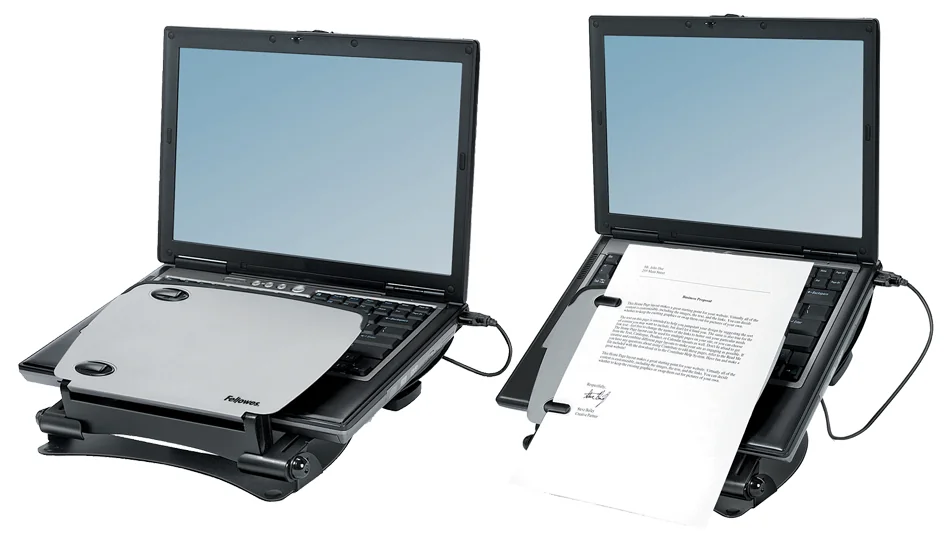 Support laptop Fellowes Workstation Pro - 9 réglages, USB